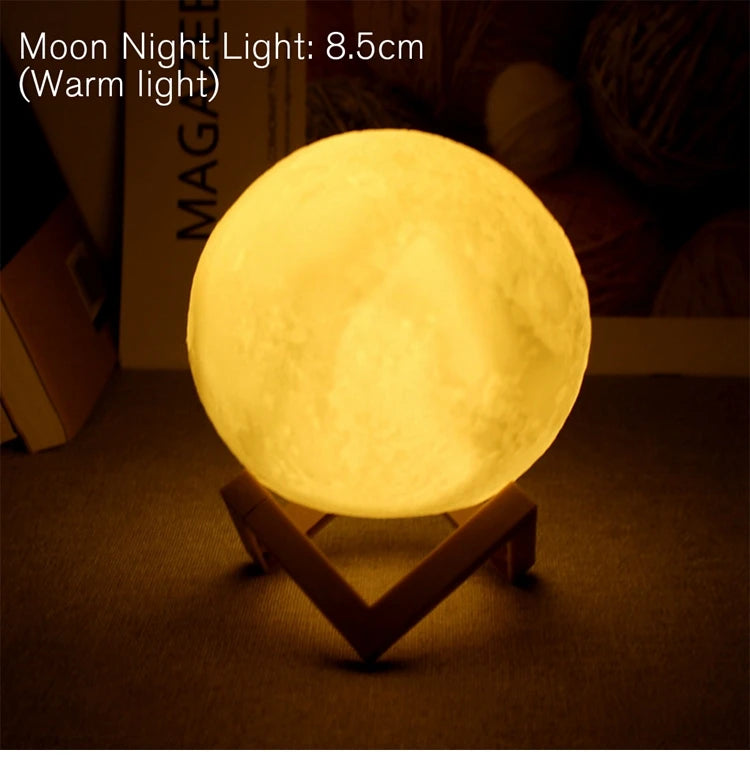 Celestial moon lamp